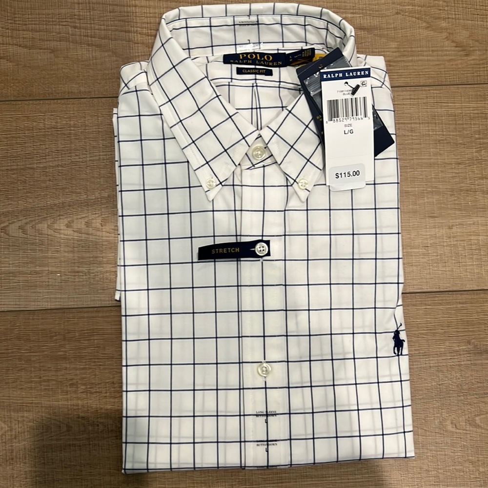 Polo Ralph Lauren - Classic Fit - L 16 1/2 - Stretch